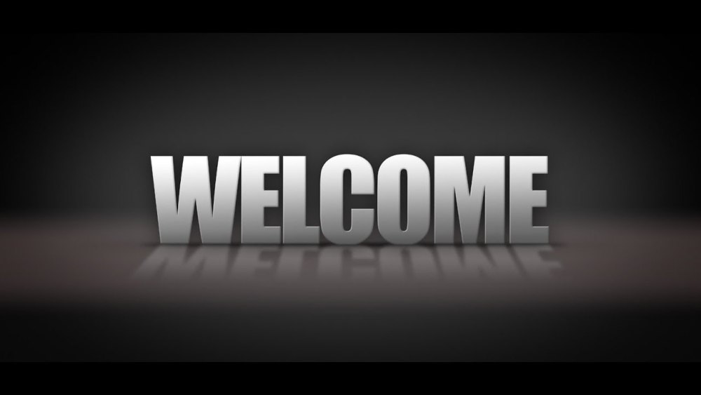 Шапка для канала Welcome