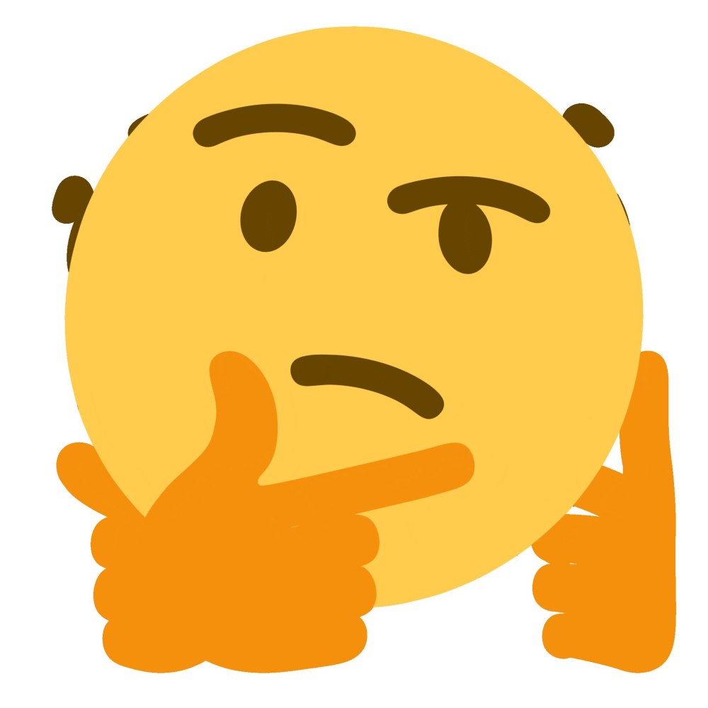Задумчивый смайлик