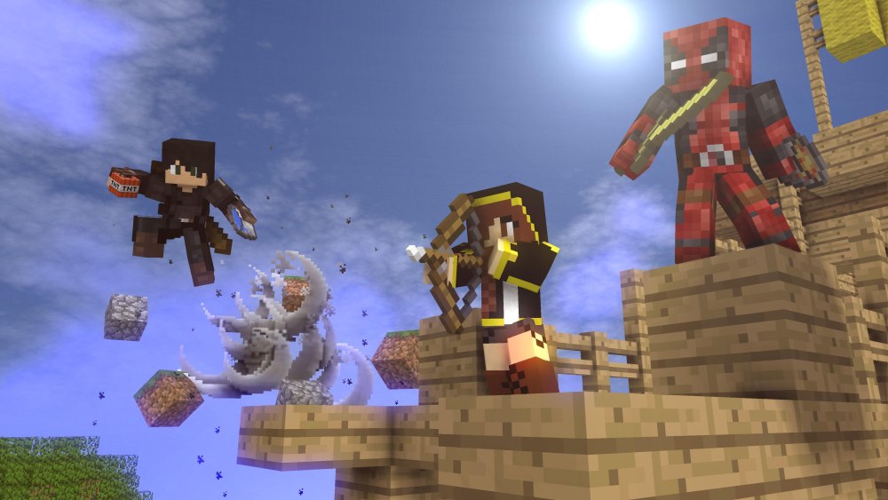 BEDWARS постройка майнкрафт