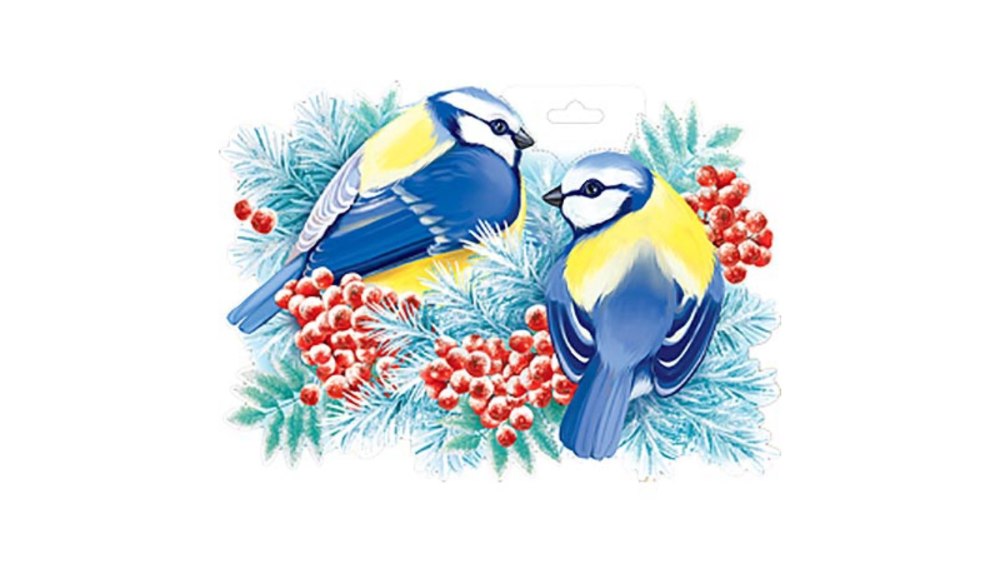 Синица с надписью