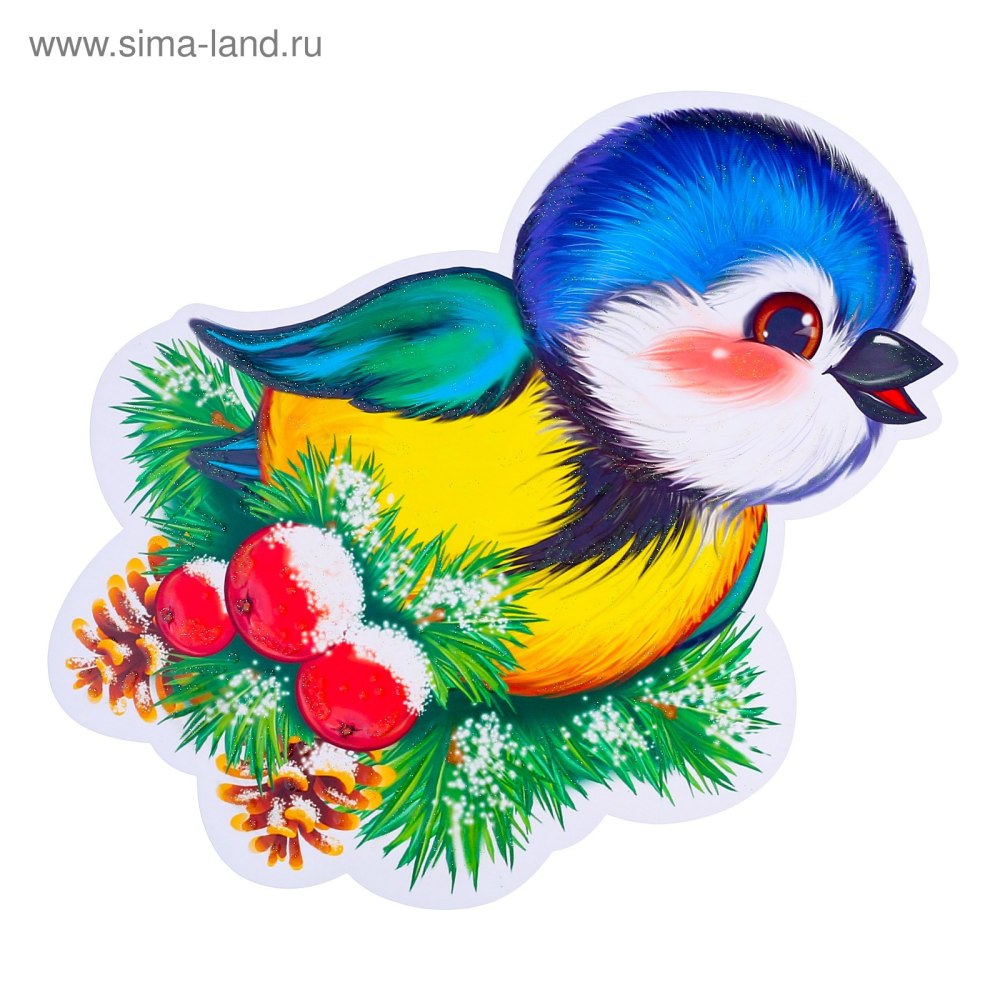 Клипарт синица на прозрачном фоне для детей