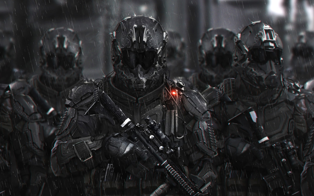 Элитный солдат Sci Fi
