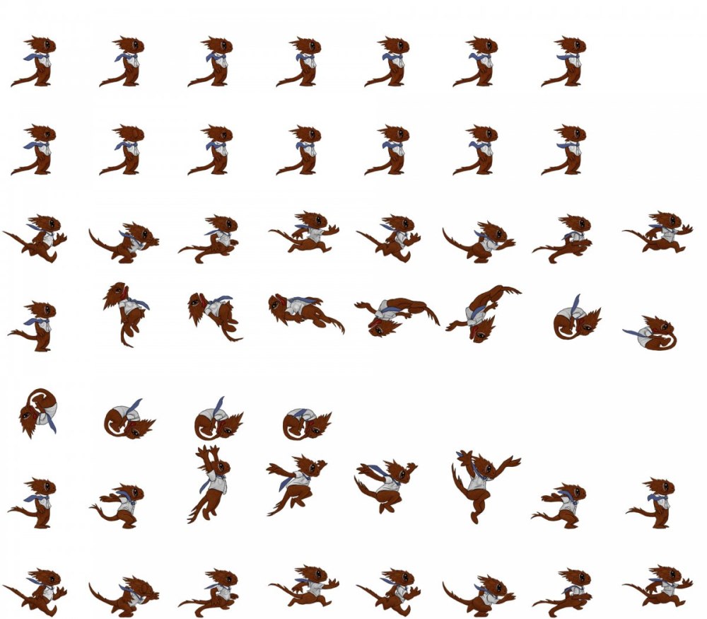 Персонаж для 2д игры PNG без фона