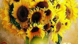 Открытки с подсолнухами с днем рождения