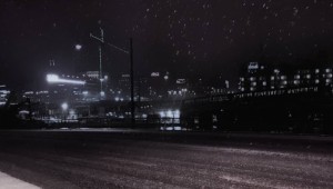 Эстетика зимнего города вечер