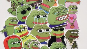 Наклейки с лягушками