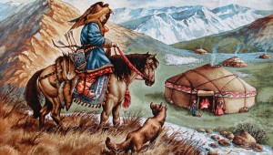Юрта башкирская рисунок