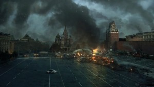 Город после ядерного взрыва арт