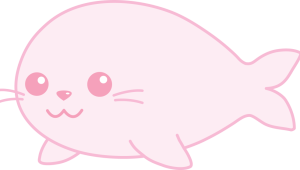 Милый тюлень рисунок