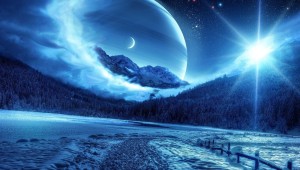 Фантастические ночное небо