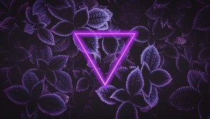 Обои на телефон эстетика фиолетовый и голубой