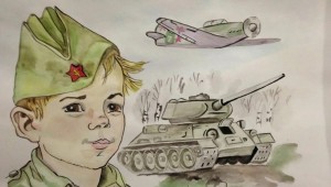 Рисунок на патриотическую тему