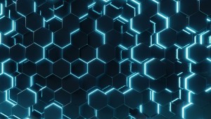 Обои шестигранники