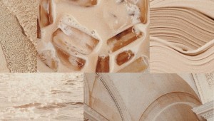 Эстетика коричневого и бежевого вертикальный