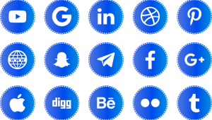 Иконки соц сетей