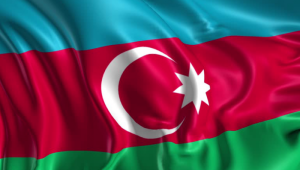 Флаг республики азербайджан