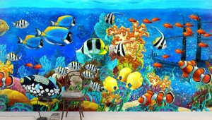 Морское дно рисунок для детей