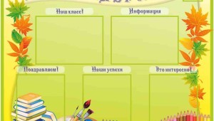 Шаблоны в школьный уголок старшей школы презентация