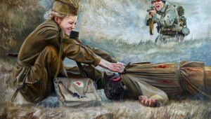 Рисунок на военную тематику