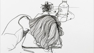 Эстетичные рисунки для срисовки в скетчбук