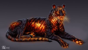 Большие кошки арт