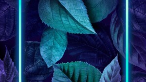 Обои телефон андроид синий и неоновые