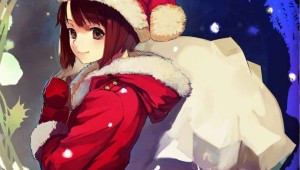 Новогодние аниме арты