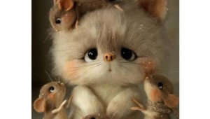 Мягкие котики на телефон