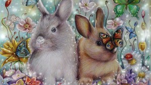 Картинки и рисунки с зайчатами