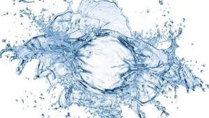 Брызги воды без фона