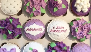 Картинки для капкейков с днем рождения женщине