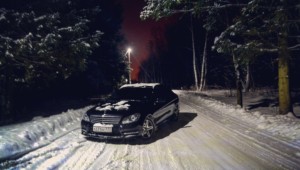 Вид с гелика на дорогу