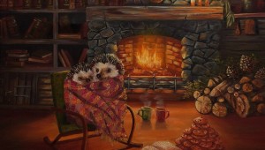 Картинки с котиками уютного вечера