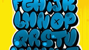 Алфавит бабл стайл