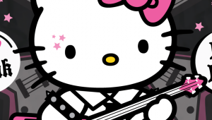 Картинки hello kitty черная