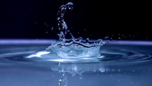 Красивые брызги воды