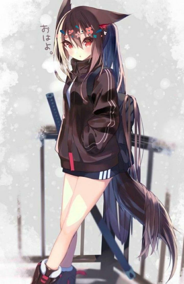 Аниме тянка пацанка