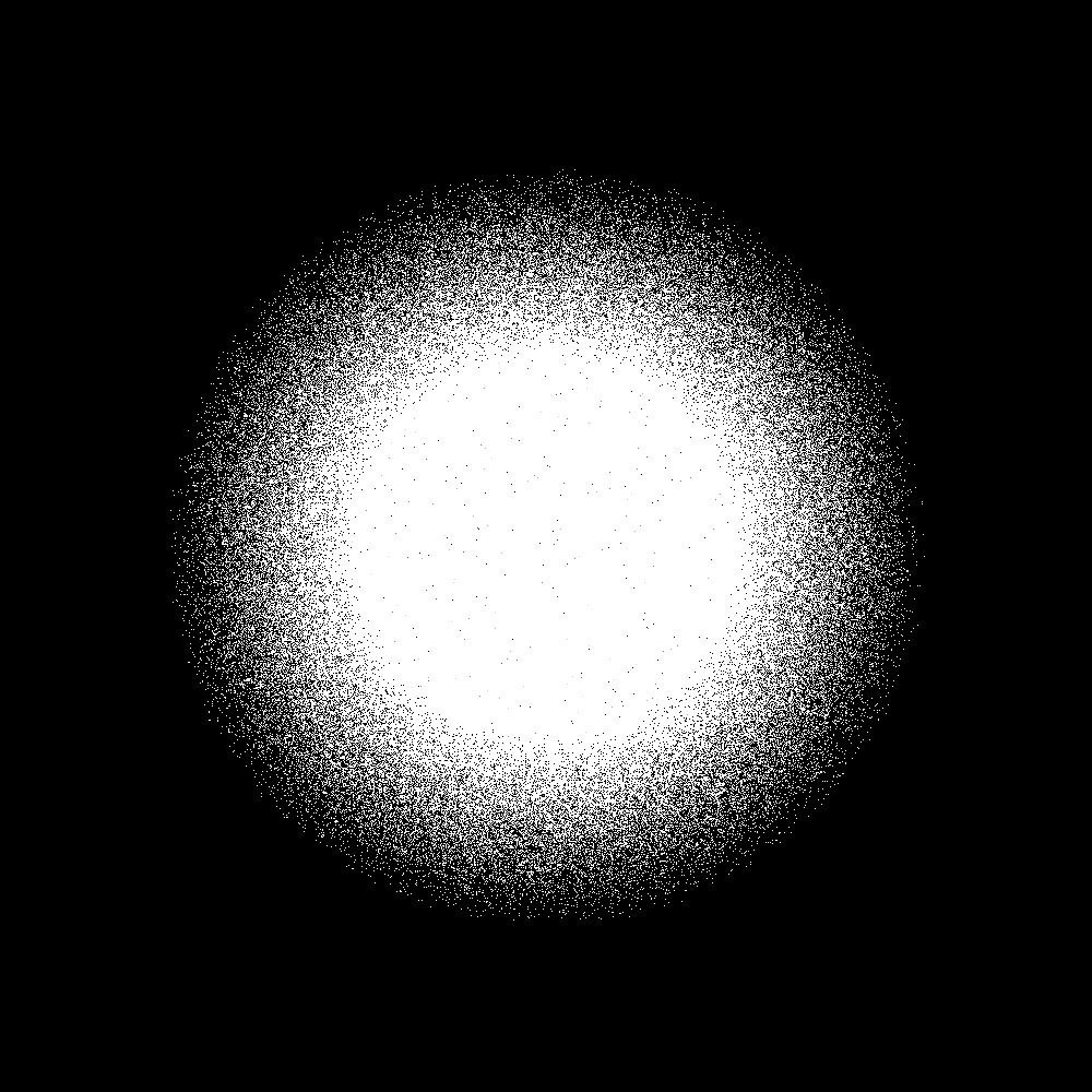Свет от фонарика без фона. Затемнение на прозрачном фоне. Белый размытый круг. Круг с затемнением.