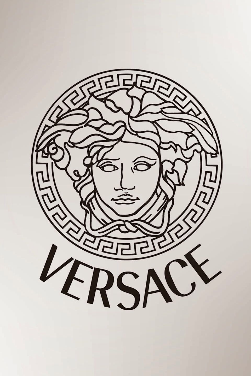 Versace логотип золотой