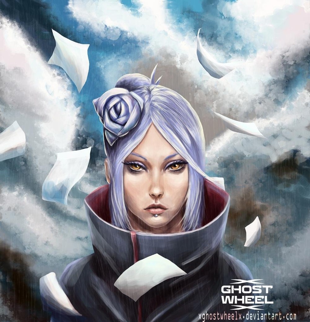 Konan Naruto Art