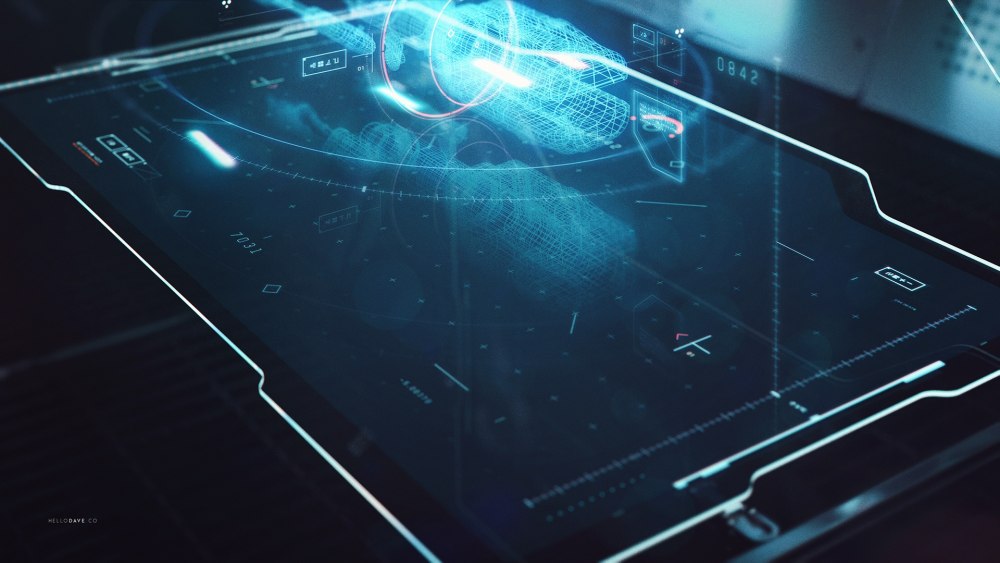 Футуристический дисплей