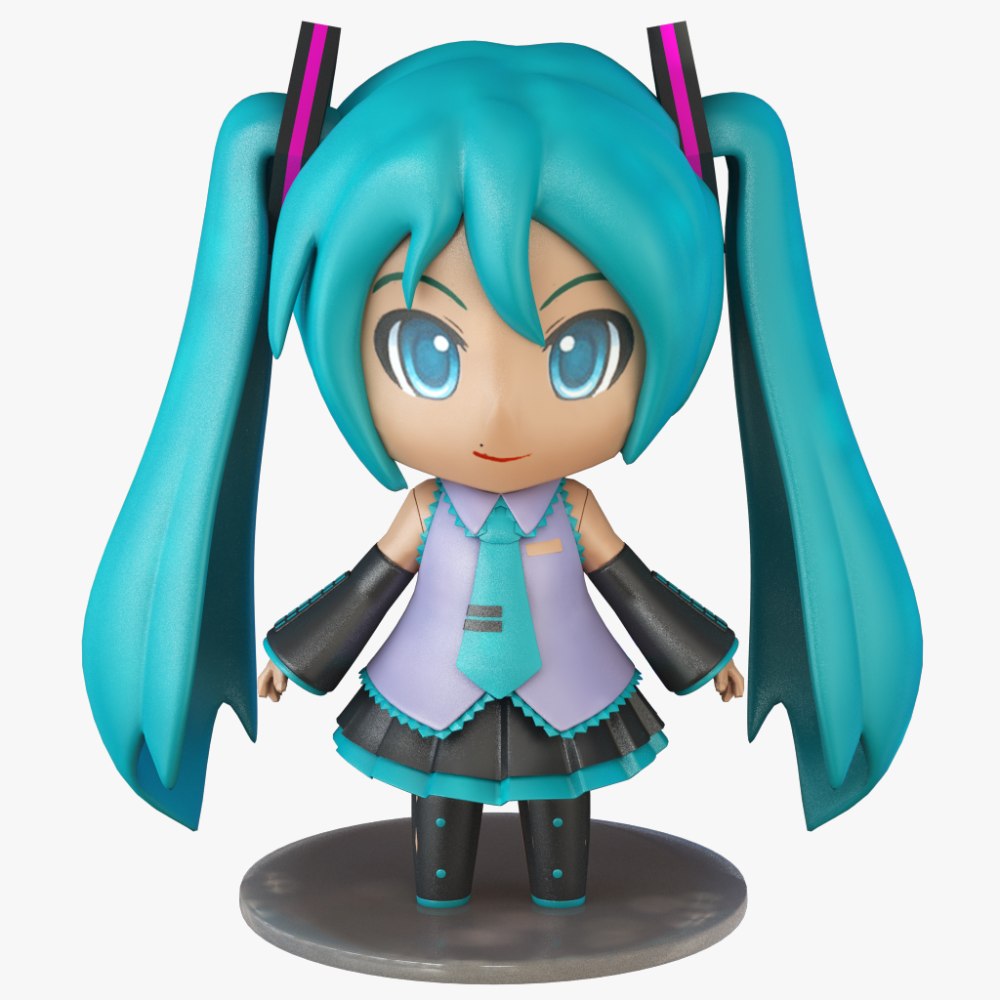 Nendoroid Мику 3д модель