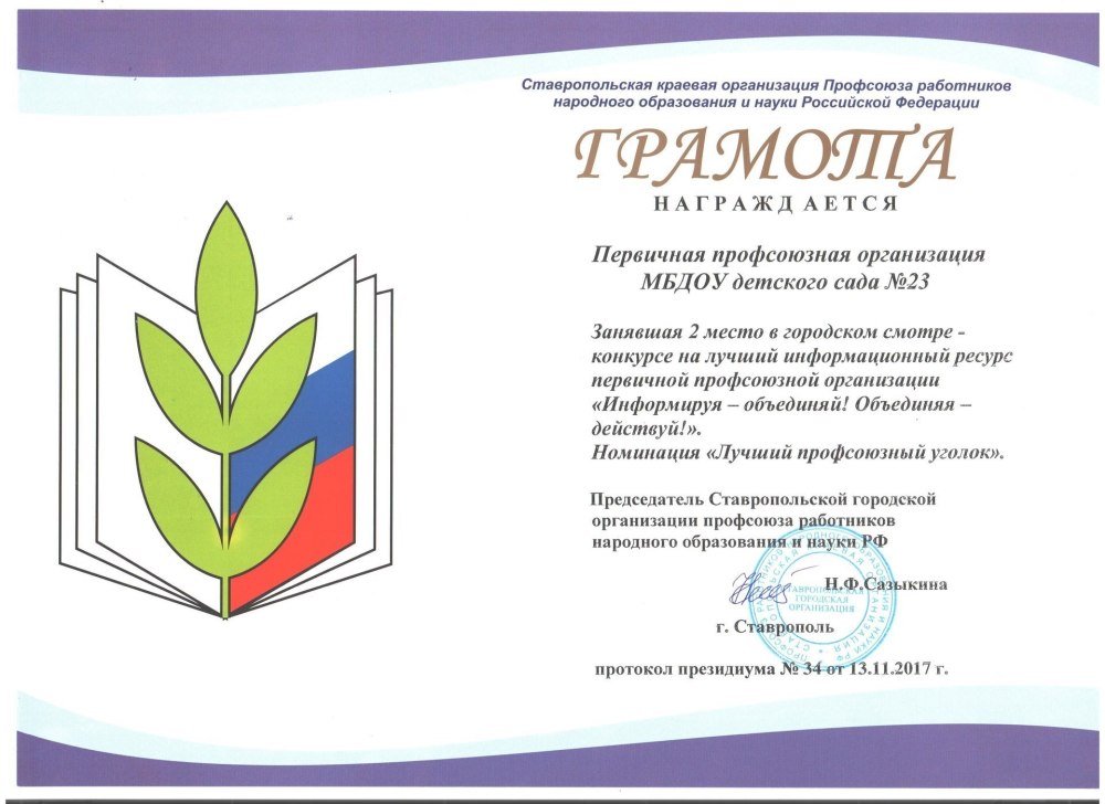 Символы профкома