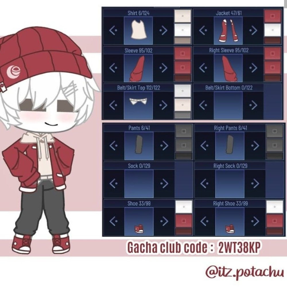 ОС для мальчиков Gacha Club