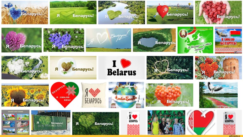 Вектор я люблю Беларусь