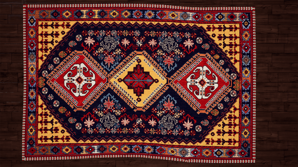 Башкирский узор рамка