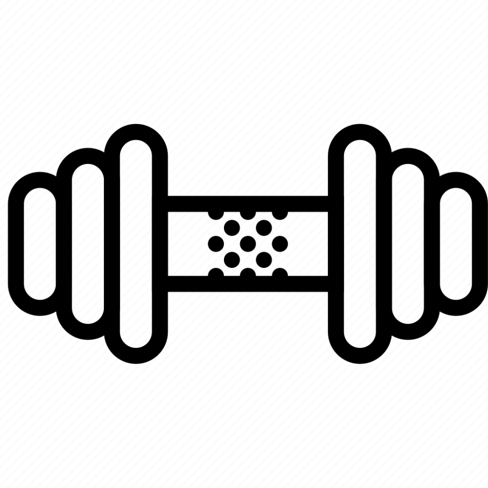 Иконки гантели svg