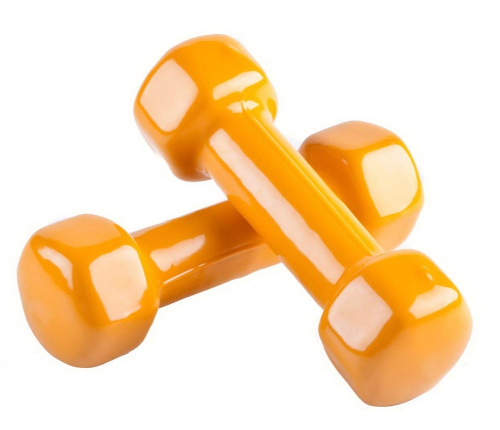 Гантели виниловые 4 кг GLT Fitness штука