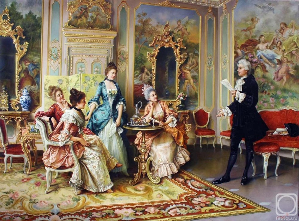 Художник Артуро Риччи (Arturo Ricci), 1854-1919