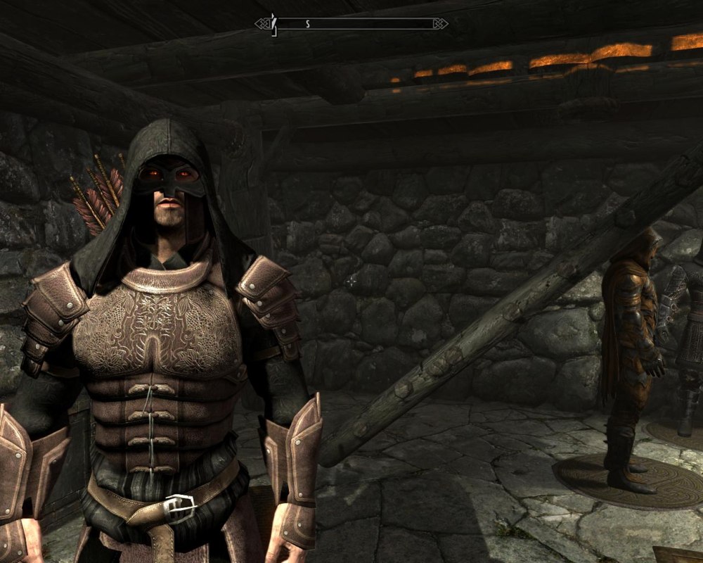 Skyrim "броня - черная роза"